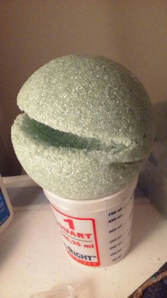 Audrey II Building Him