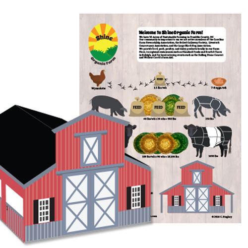 Shine Organic Farms Infographic Barn